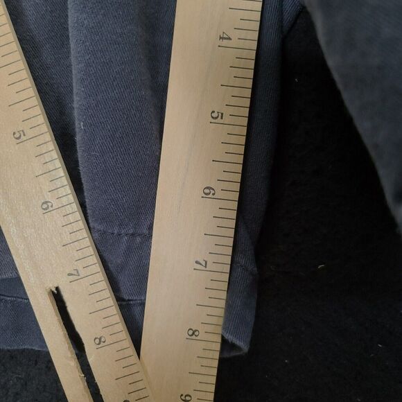 Van Heusen Mens Shorts Blue Size 44 100% Cotton Button Zip Close Pockets - Picture 5 of 11